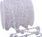 33 Feet Clear AB Crystal Beads Chain Trim by The Roll for DIY,Wedding,Party Decoration(Colorful)